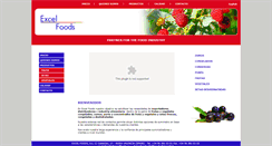 Desktop Screenshot of excelfoods.es